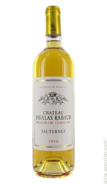 圖片 Chateau Sigalas Rabaud 2006斯格拉哈寶貴腐甜白葡萄酒 2006