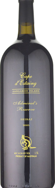圖片 Cape d'Estaing Admiral's Reserve Shiraz 2005 1500ml愛思婷酒莊設拉子紅葡萄酒 2005 1500ml
