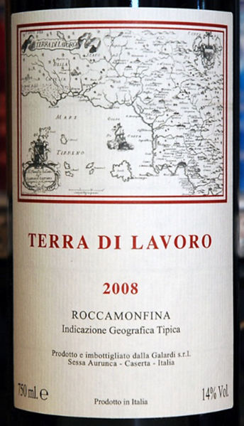 圖片 Fattoria Galardi Terra di Lavoro Roccamonfina, Campania 2008加拉迪酒莊拉物諾羅卡夢菲娜干紅葡萄酒 2008