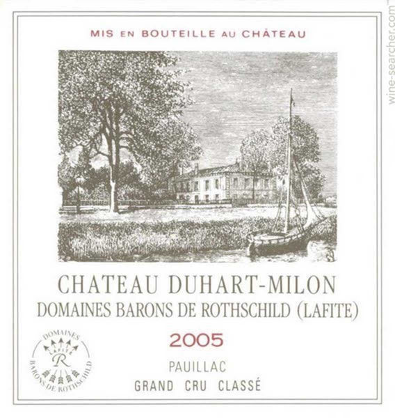 圖片 Chateau Duhart-Milon 2005 1500ml杜哈米隆古堡 2005 1500ml