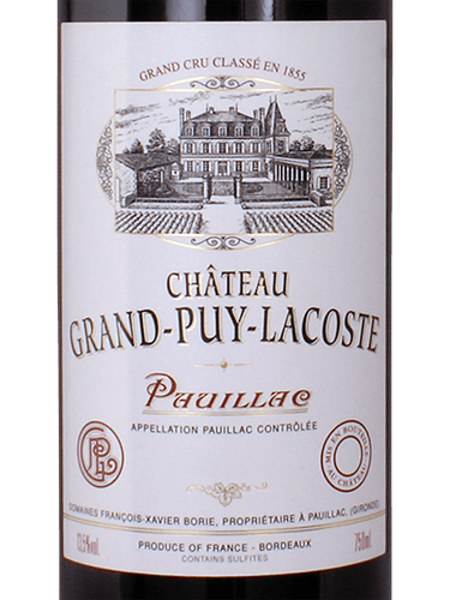 圖片 Chateau Grand-Puy-Lacoste 2010拉古斯酒莊 2010